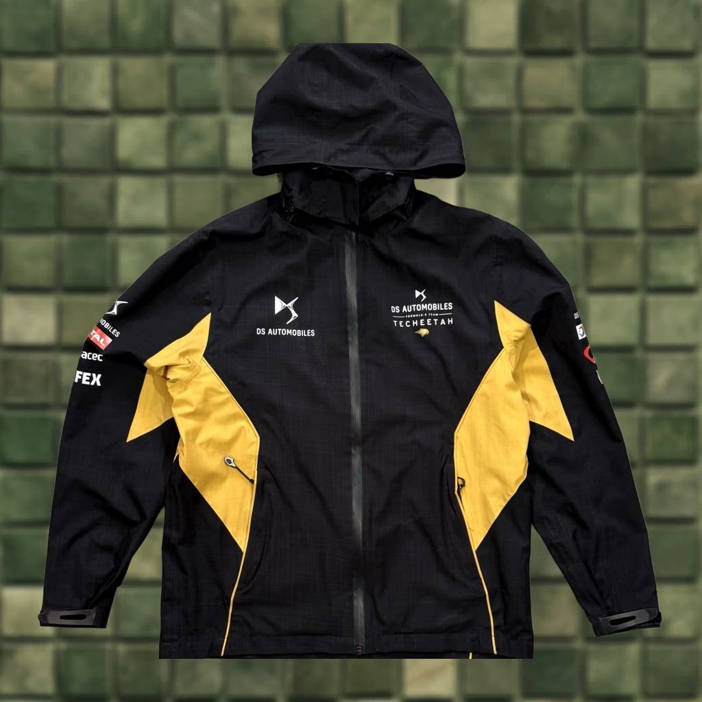 Vintage DS AUTOMOBILES TECHEETAH FORMUMA E RACING Jacket M Windbreaker Black Men's Full Zip Size US M / EU 48-50 / 2 - 1 Thumbnail