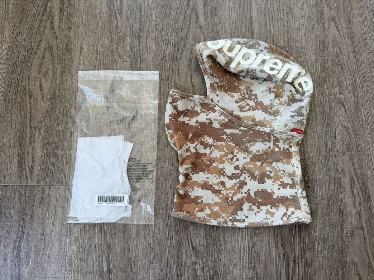 Supreme Heat Reactive Digi Camo Balaclava - Tan (FW25)
