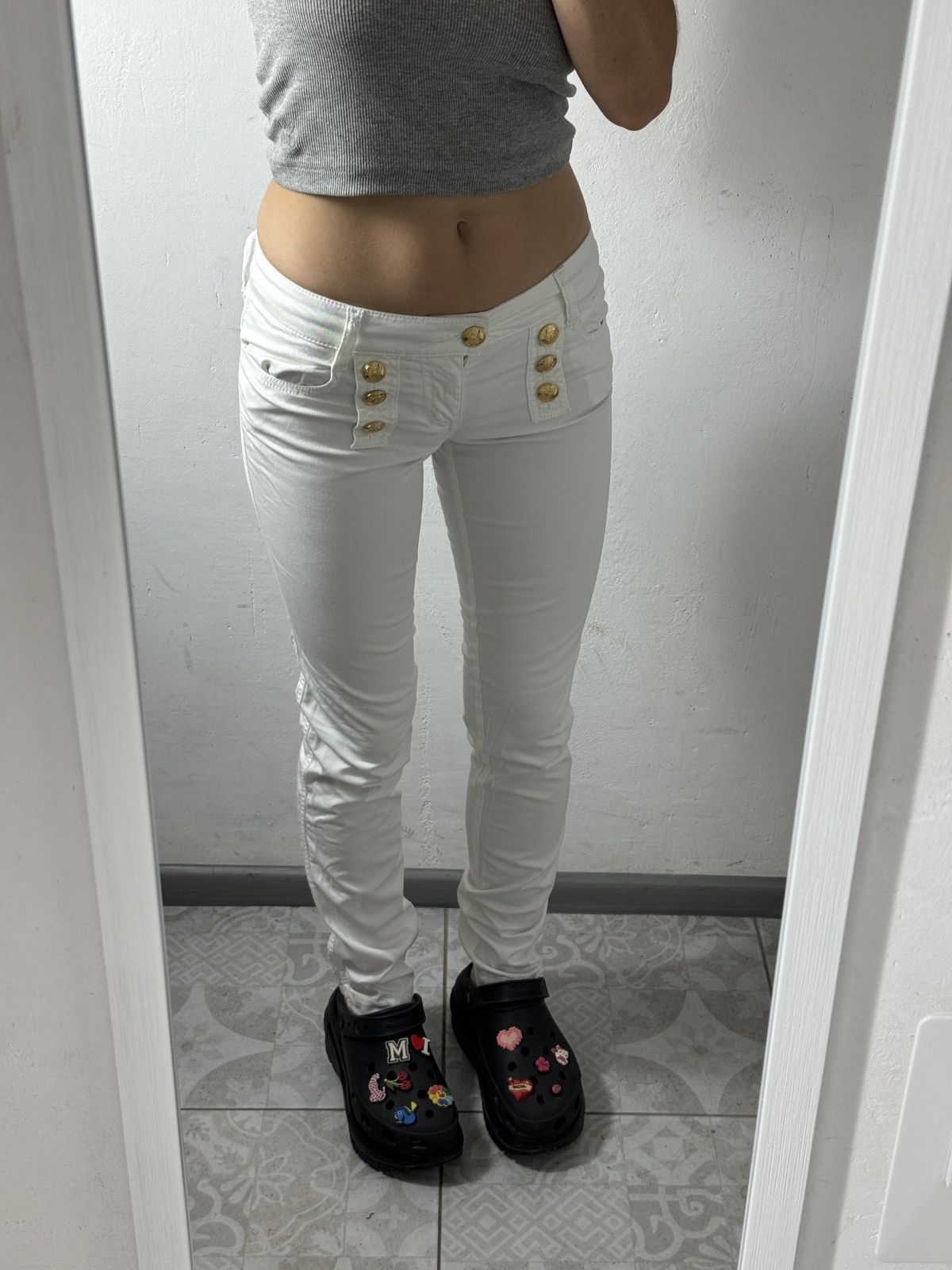 Gucci VINTAGE GUCCI 2000s LEGGINGS PANTS Size 26" / US 2 / IT 38 - 14 Thumbnail