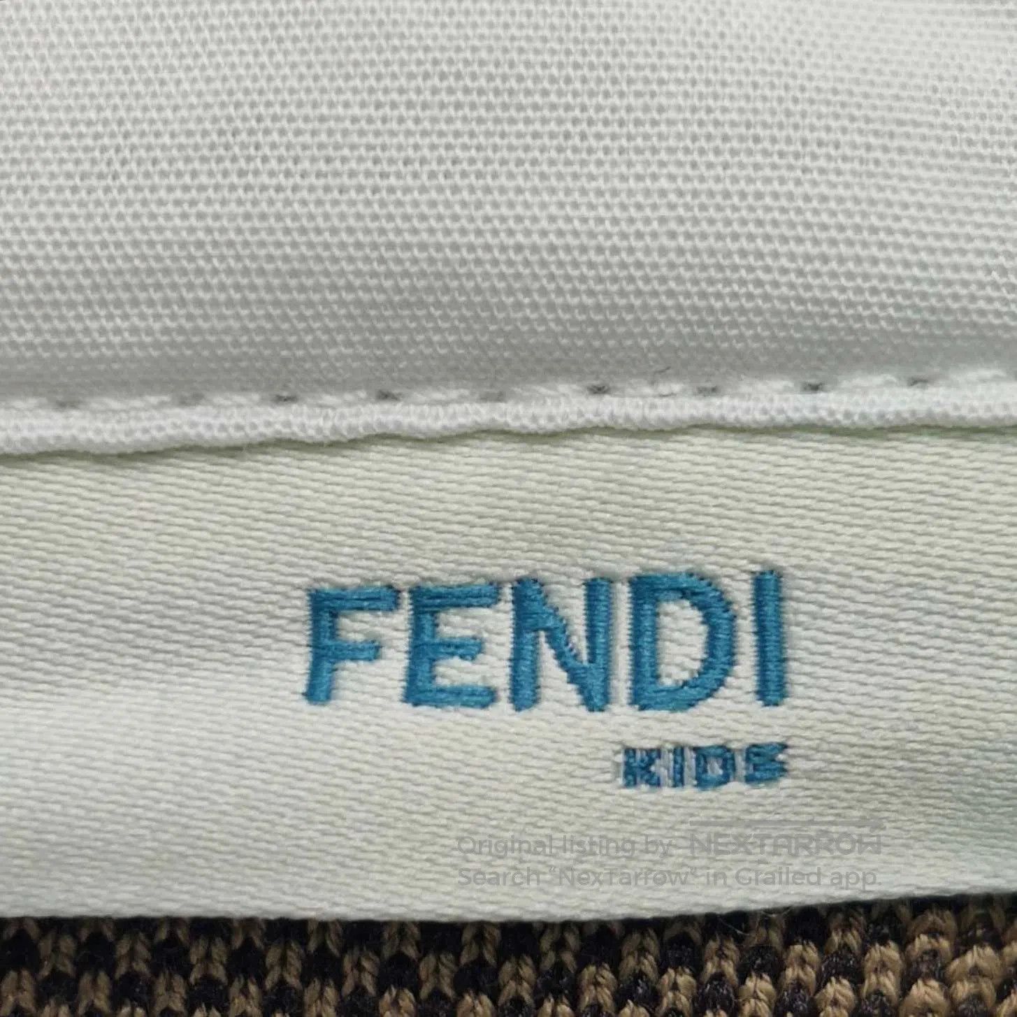 Fendi Fendi Kids' Double F Monogram Cotton Dress. Size S / US 4 / IT 40 - 1 Thumbnail