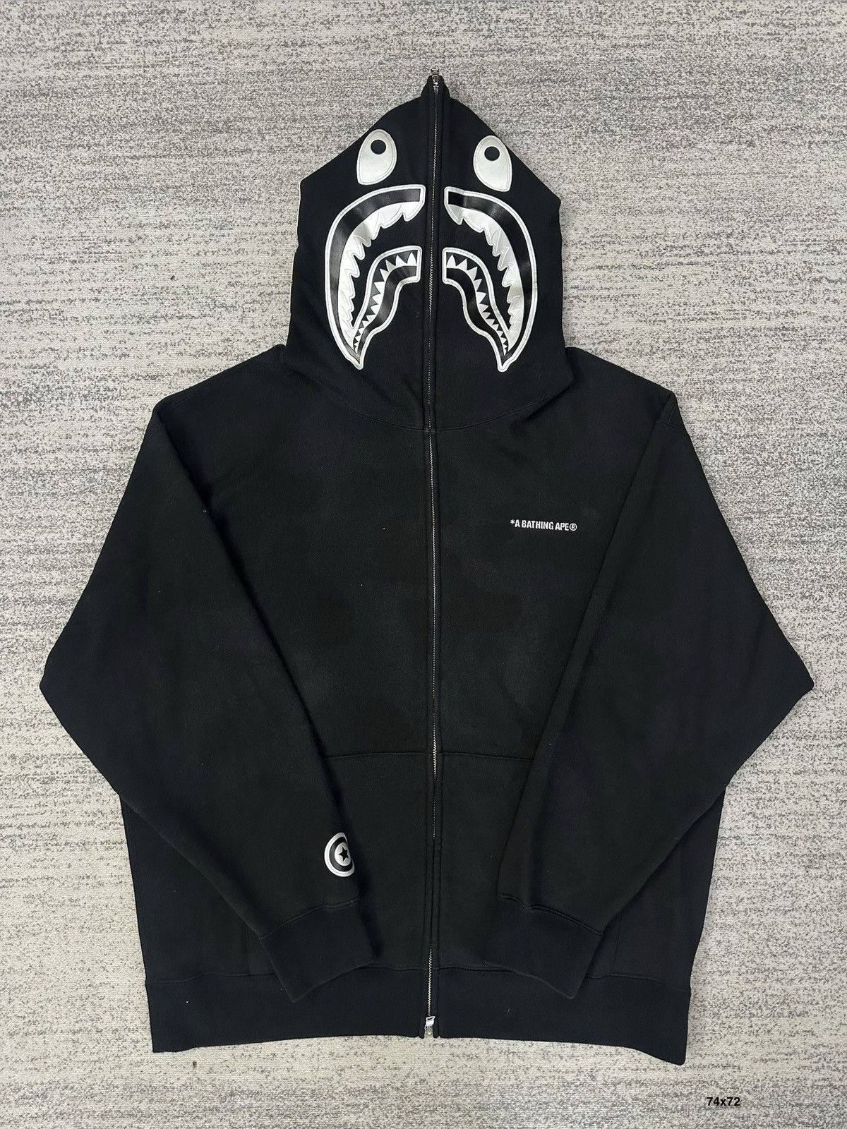 ラコステ a bathing ape ベイプ フルジップフーディ クロコダイル 中古・古着通販】A BATHING APE (ア ベイシング エイプ) LACOSTE