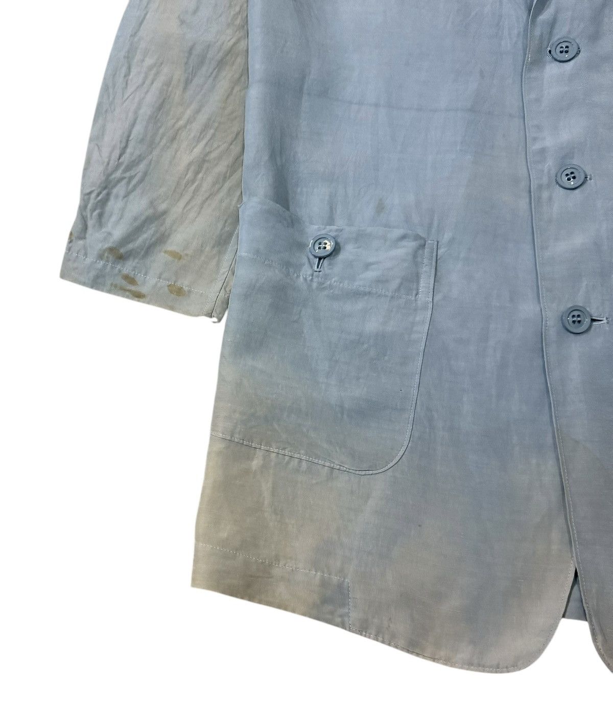 Yohji Yamamoto Vintage Workshop By Yohji Yamamoto Casual Gabadine Jacket Size US M / EU 48-50 / 2 - 4 Thumbnail