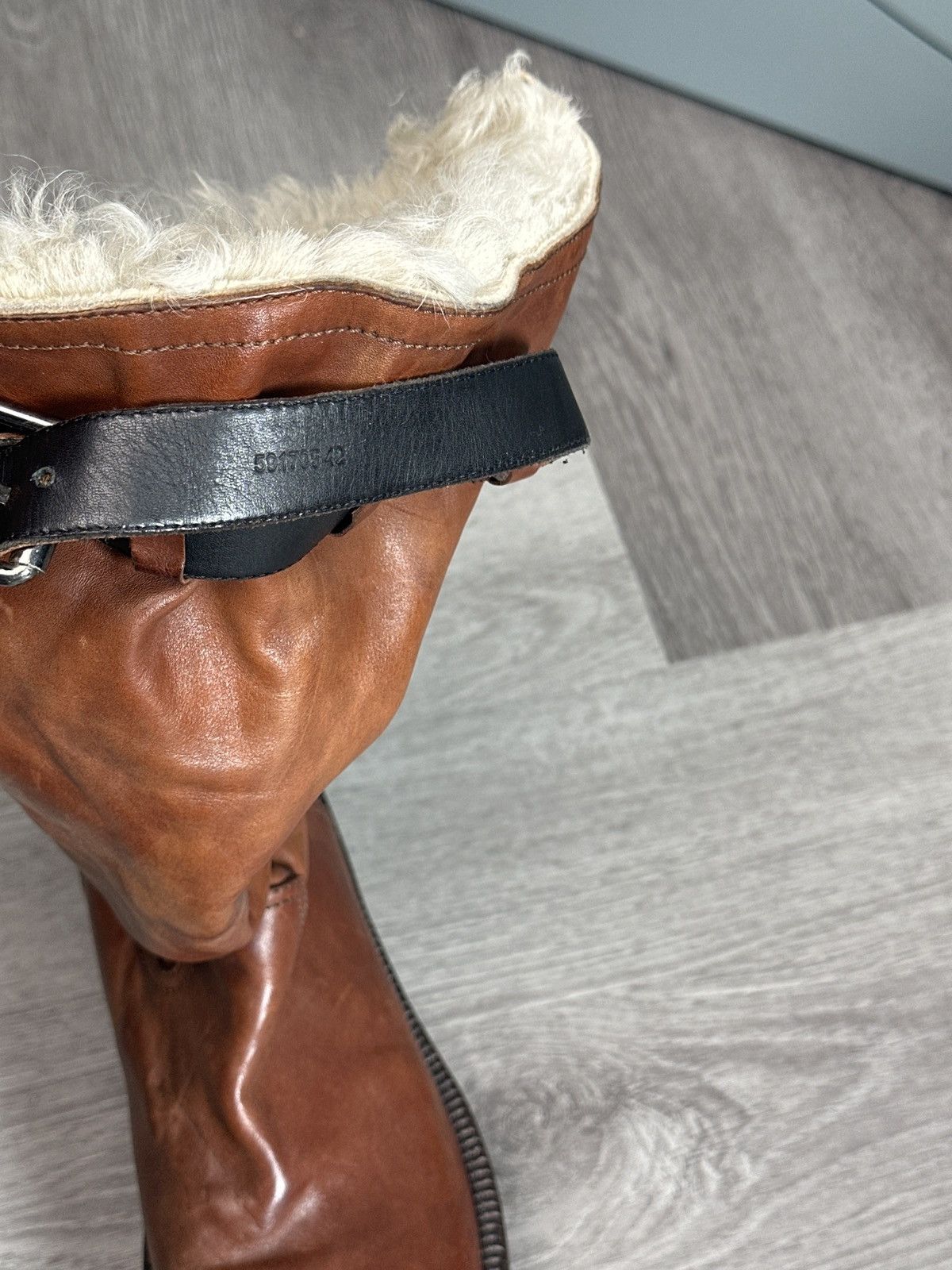 Maison Margiela RARE convertible lamb fur shearling boot Size US 9 / EU 42 - 5 Thumbnail
