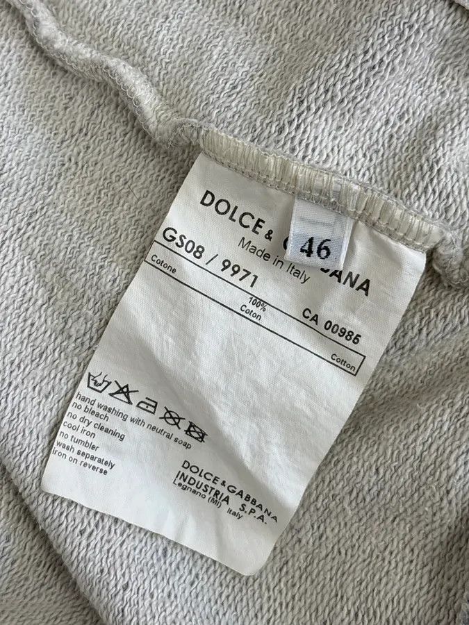 Dolce & Gabbana AW2005 Dolce & Gabbana Grey & Purple Logo Zip-Up Sweater Size US S / EU 44-46 / 1 - 10 Thumbnail