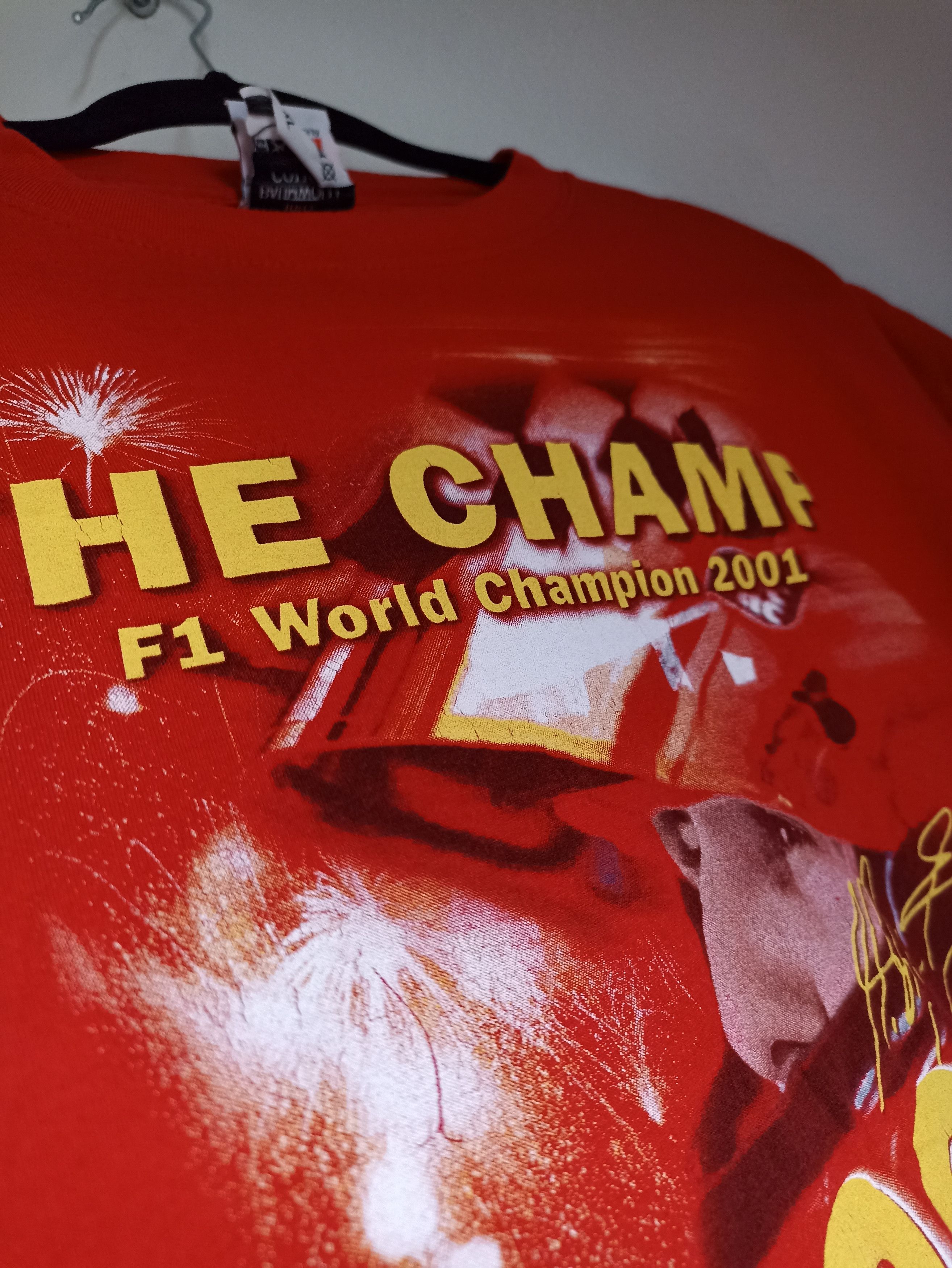 Ferrari Vintage tee Formula 1 Schumacher F1 champ racig rare Ferrari Size US XL / EU 56 / 4 - 4 Thumbnail
