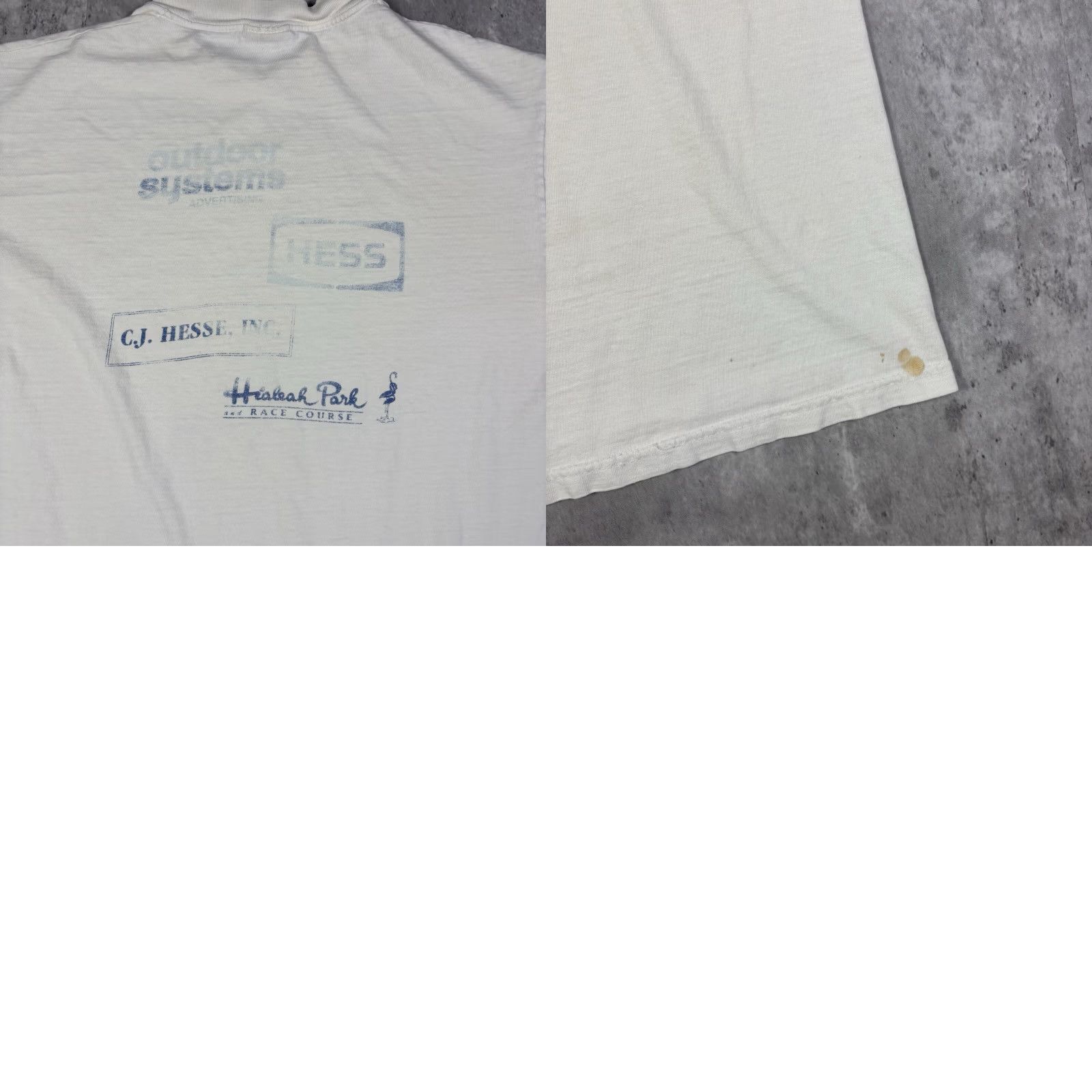 Hanes VINTAGE Hanes White T-Shirt 90s Art Graphic Print Crew Neck Short Sleeve Cotton Size M Mens Superman? Size US M / EU 48-50 / 2 - 9 Thumbnail