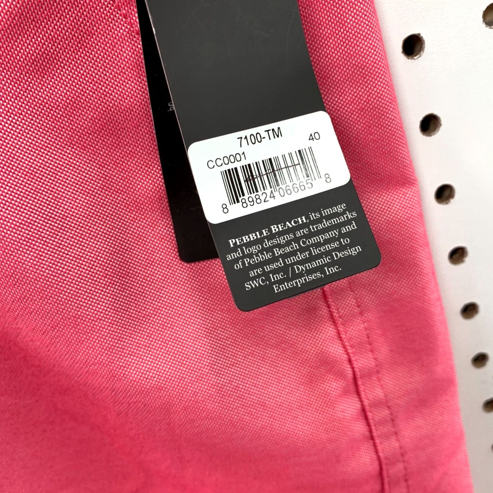 Vintage Pebble Beach Pink Mens 40x10 Chino Golf Shorts Casual Shirt? Size US 40 / EU 56 - 5 Thumbnail