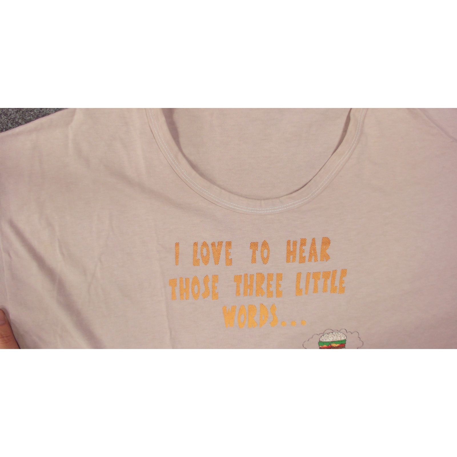 Vintage Vintage 90s Single Stitch "Let's Eat Out" Bear Oversized Tee Size 3XL / US 20-22 - 10 Thumbnail