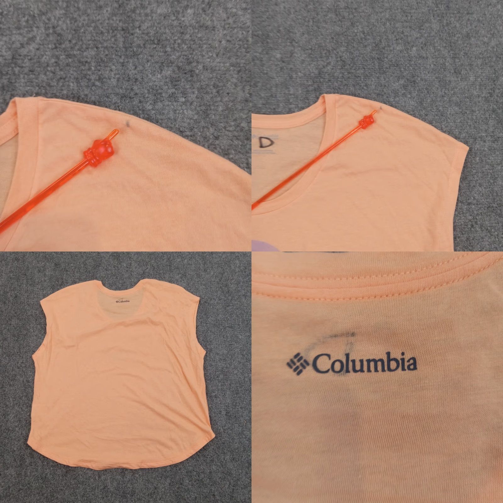 Vintage Columbia Womens Shirt Large Orange Sleeveless Casual Outdoors Lightweight Size L / US 10 / IT 46 - 8 Thumbnail