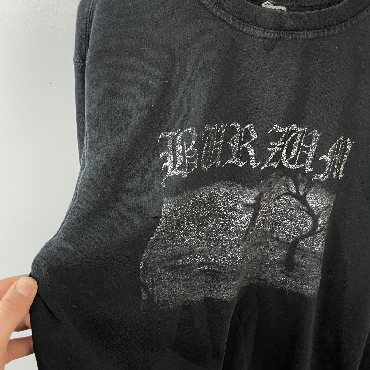 Vintage Vintage 00’s Burzum sweatshirt black metal size M Size US L / EU 52-54 / 3 - 5 Thumbnail