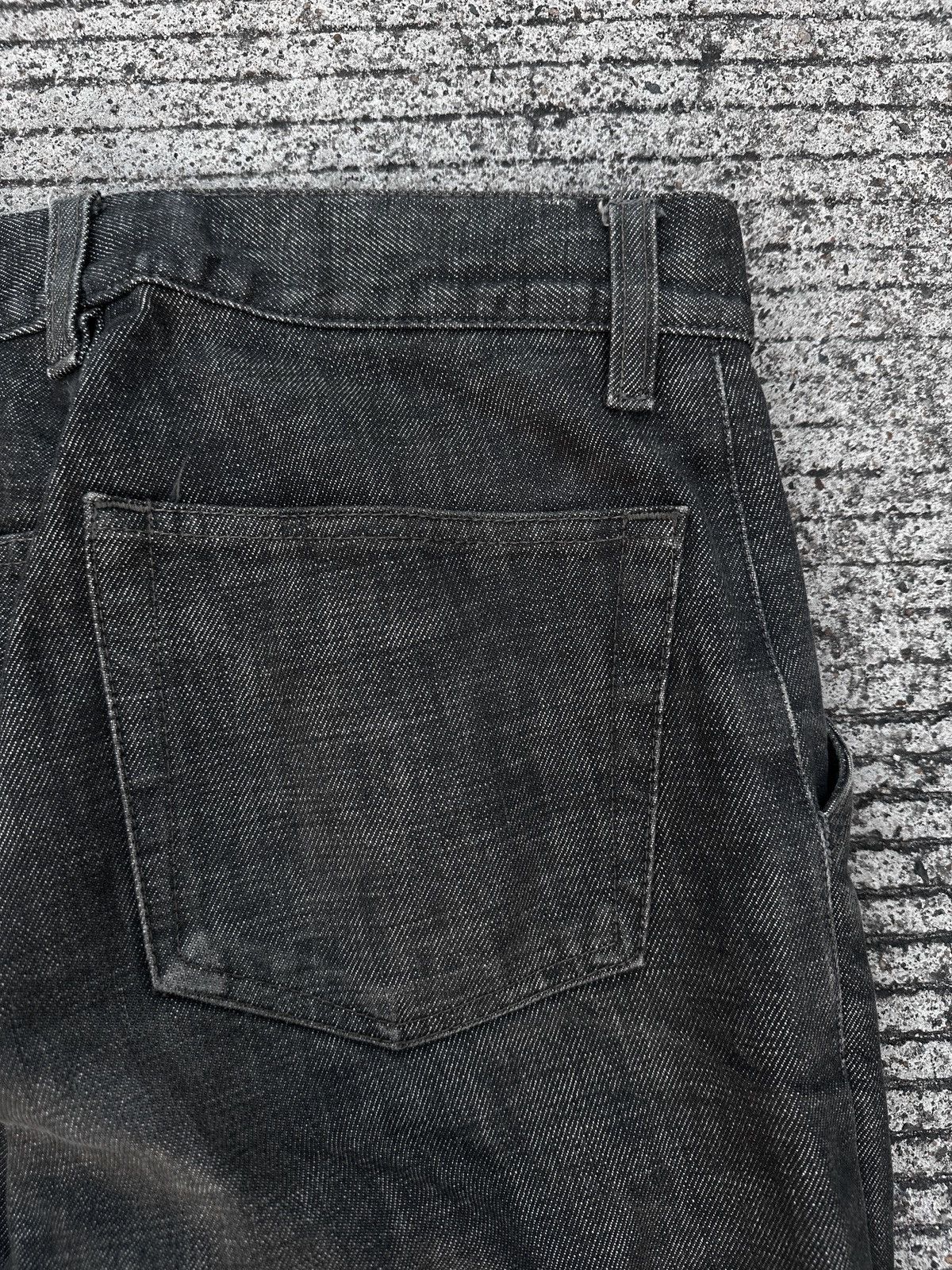 Helmut Lang Vintage Helmut Lang 1998 Dark Grey Boot Cut Denim Size US 29 - 11 Thumbnail