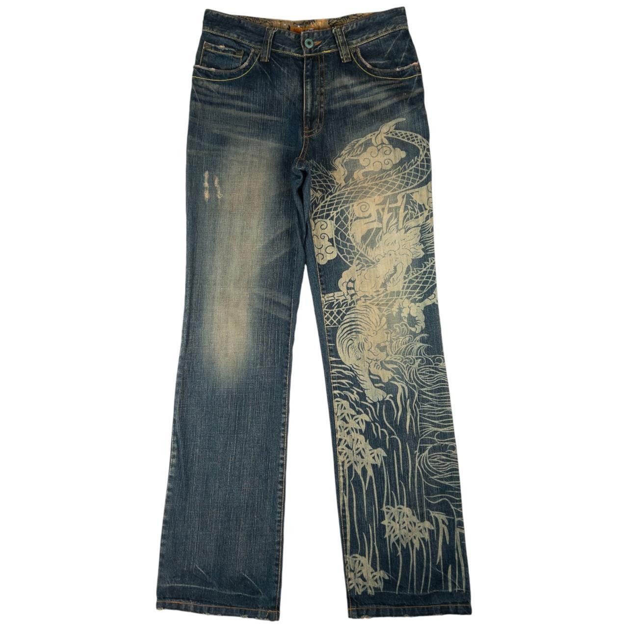 Other Vintage Dragon Japanese Denim Jeans Size W32 Size US 32 / EU 48 - 1 Thumbnail