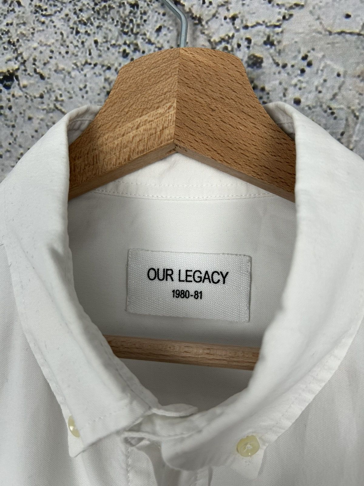 Our Legacy Our Legacy 1980-81 White Shirt Avant Garde Designer Grunge Size US L / EU 52-54 / 3 - 6 Thumbnail