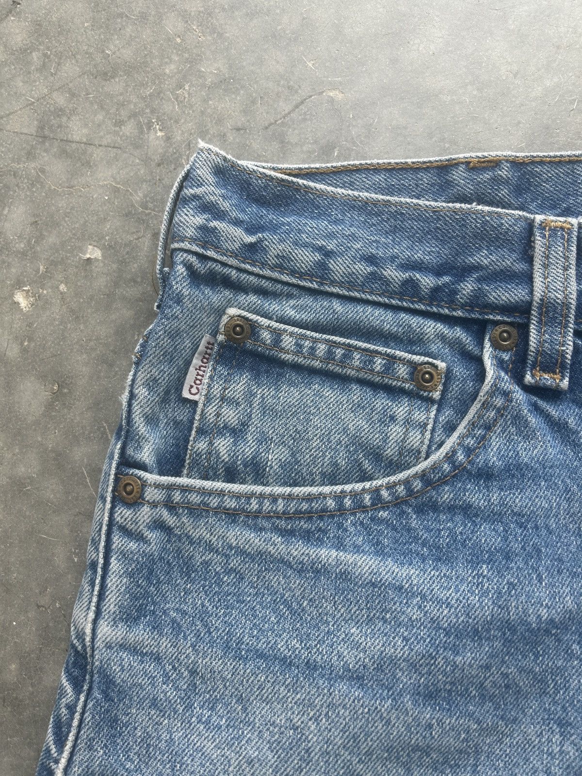 Carhartt × Vintage Vintage Y2K Carhartt Denim Jeans 36x30 Size US 36 / EU 52 - 2 Thumbnail