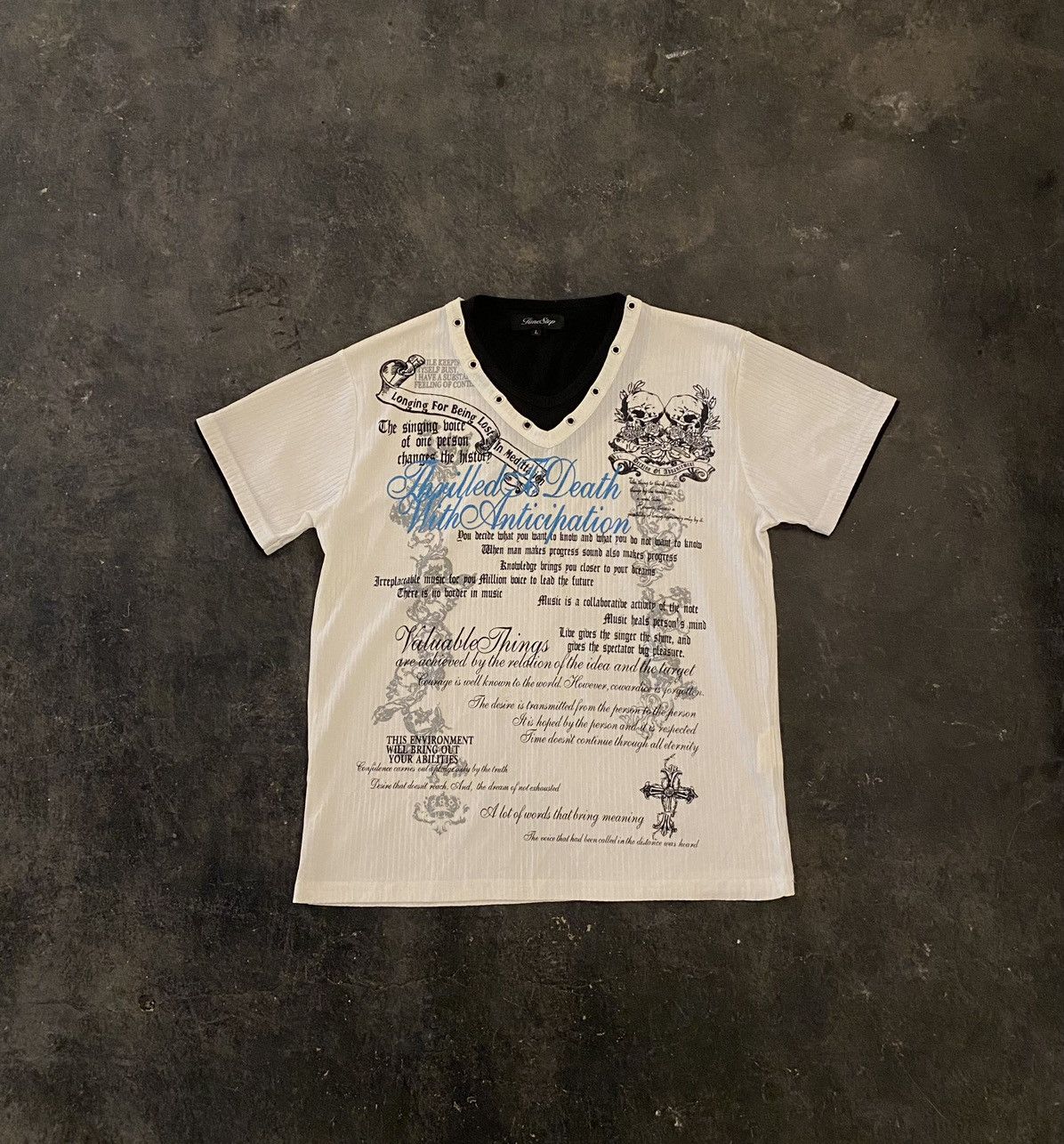 Hysteric Glamour × If Six Was Nine × Le Grande Bleu (L.G.B.) Y2k Time step if6was9 tshirt Size US L / EU 52-54 / 3 - 1 Thumbnail