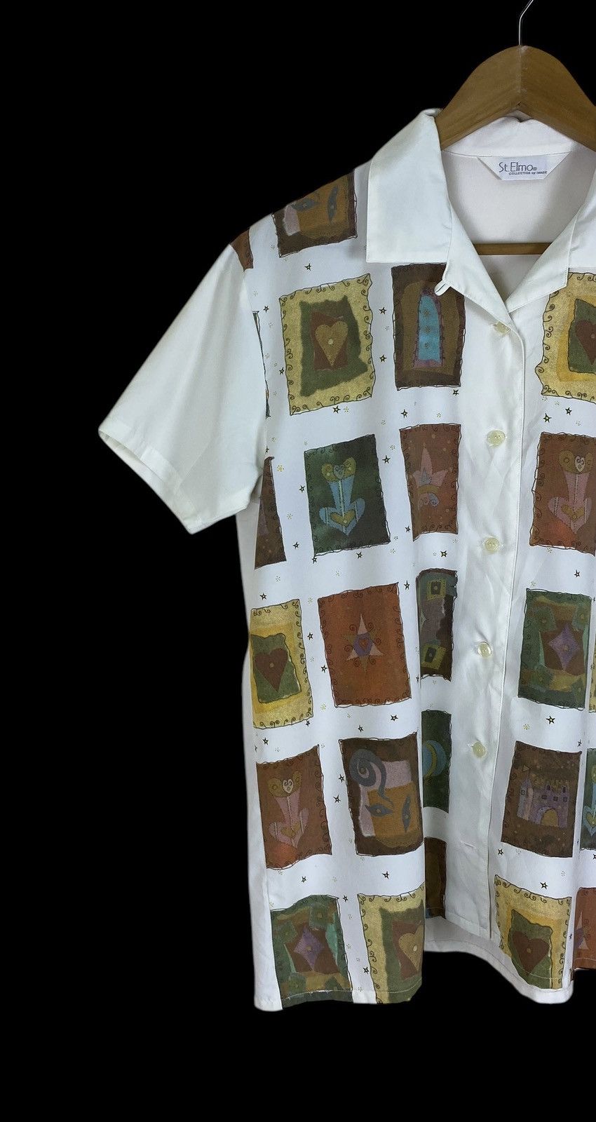 Japanese Brand Japanese St Elmo Frame Diagram Inspired By Picasso Shirt Size US M / EU 48-50 / 2 - 4 Thumbnail