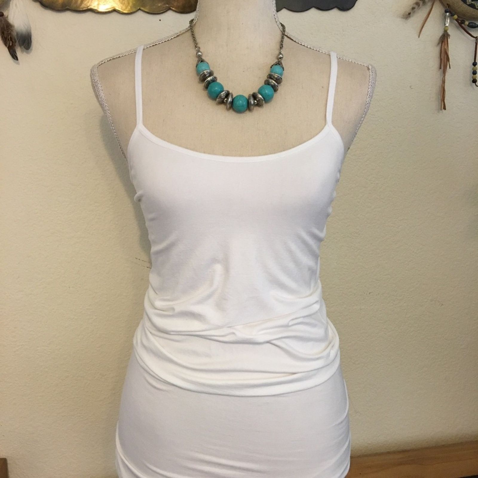 Jewelry Southwest silver tone & faux turquoise necklace Size ONE SIZE - 4 Thumbnail