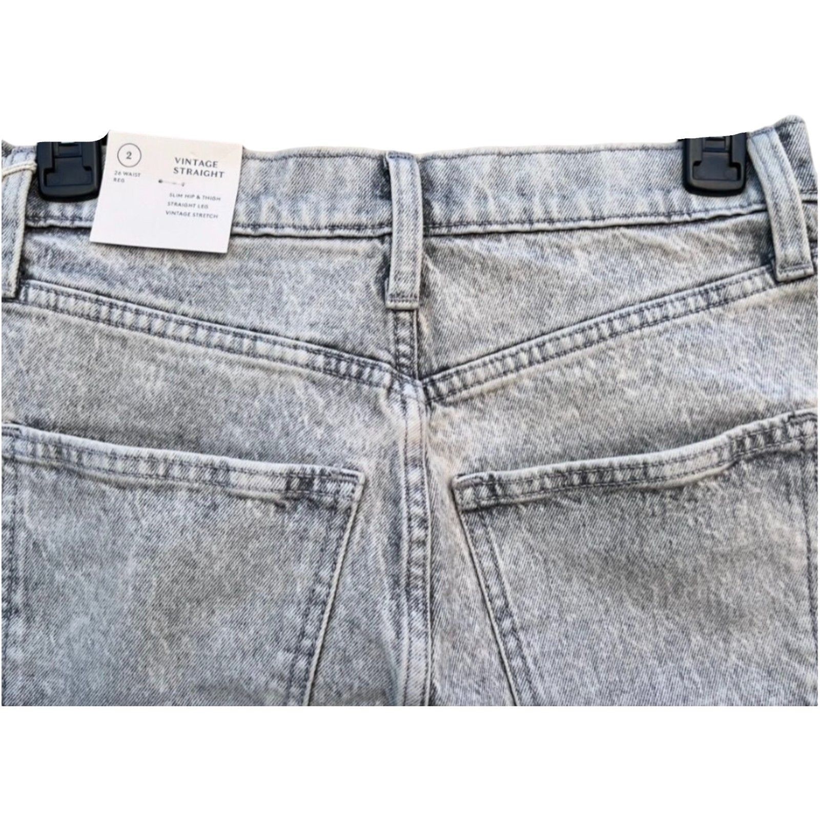 Other Universal Thread - Women's Vintage Straight Pants - Grey - 2 Size 26" / US 2 / IT 38 - 11 Thumbnail
