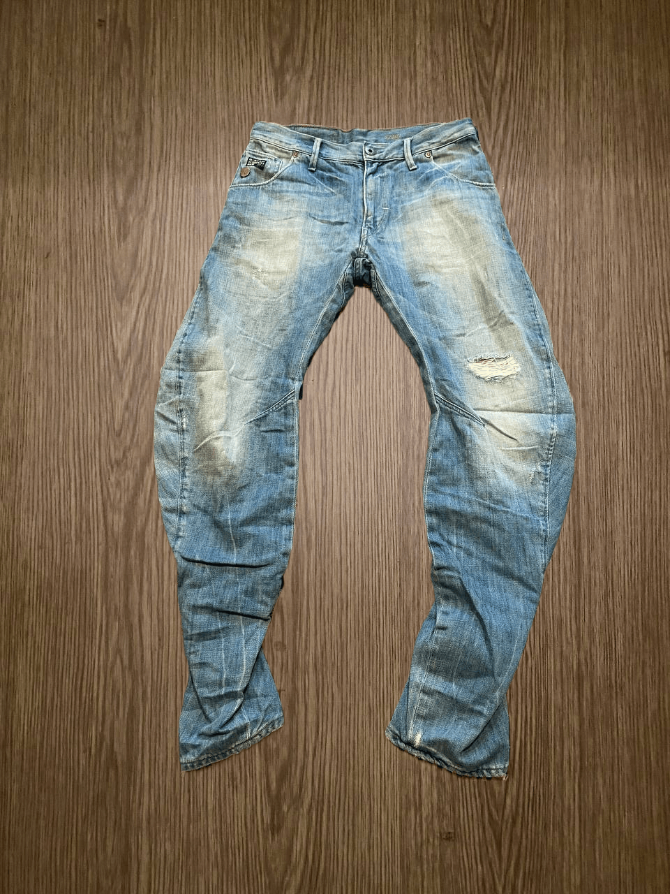G-Star Vintage Gstar Raw Japanese Avant Garde Opium Y2K Denim Jeans Size US 31 - 1 Thumbnail