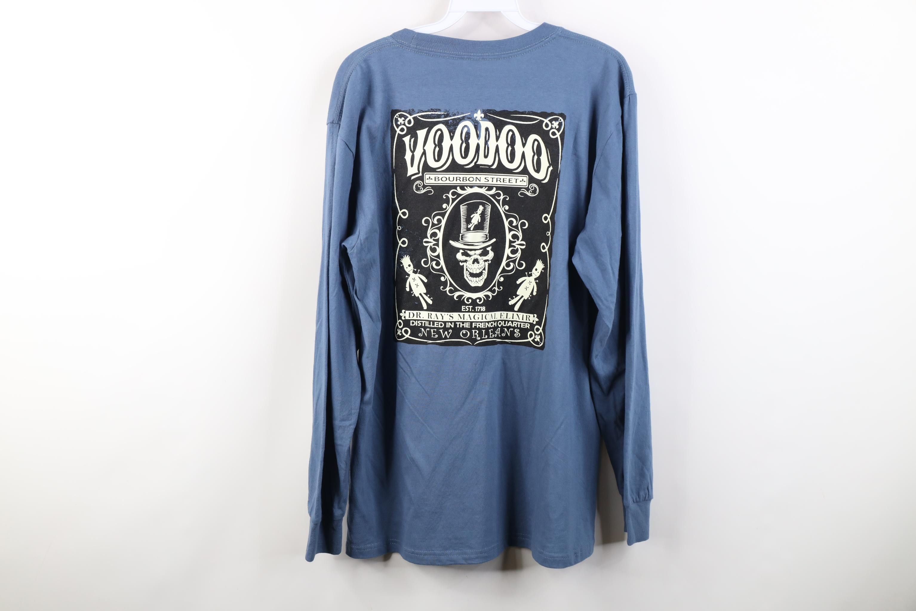 Vintage Vintage Y2K Streetwear Voodoo Bourbon Long Sleeve T-Shirt Size US M / EU 48-50 / 2 - 10 Thumbnail