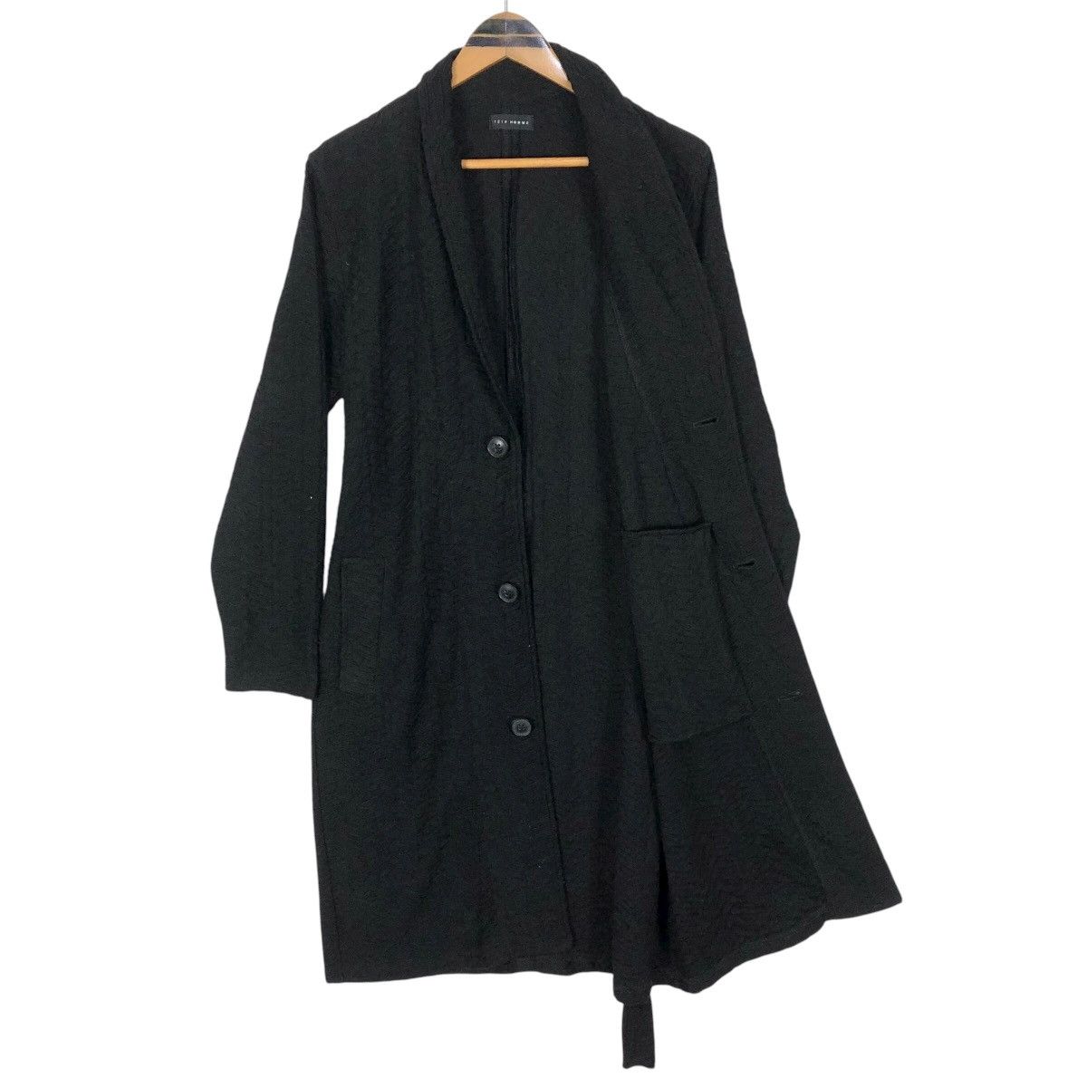 Tete Homme Tete Homme Shawl Collar Stretchable Wrinkled Car Coat Size US M / EU 48-50 / 2 - 5 Thumbnail