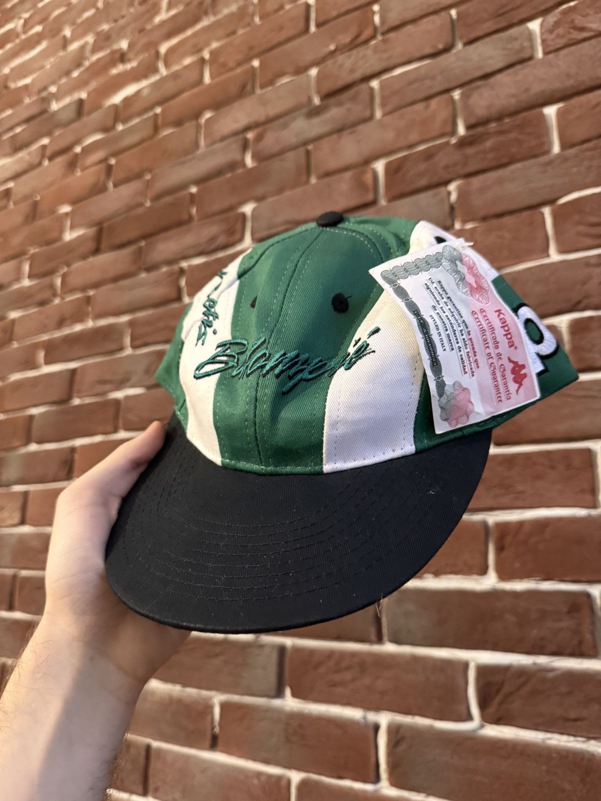 Other Rare 90s Kappa Real Betis Football Cap Hat Hype Soccer Size ONE SIZE - 7 Thumbnail