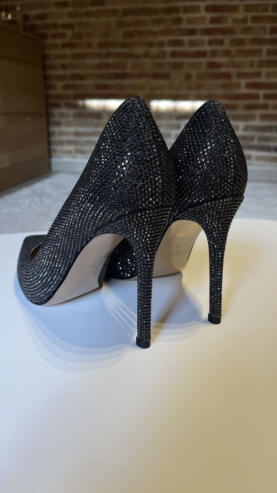Other Tendance Paris Rhinestone Heels Size 38 Size US 8 / IT 38 - 6 Thumbnail