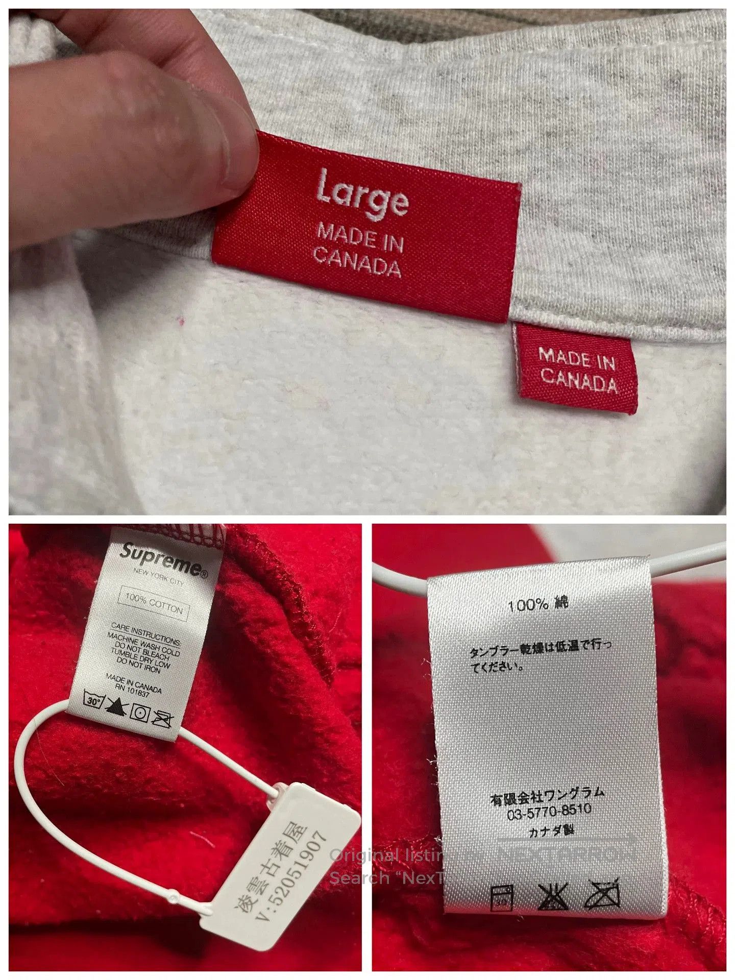Supreme Supreme 3M Reflective Logo Half. Size US L / EU 52-54 / 3 - 9 Thumbnail