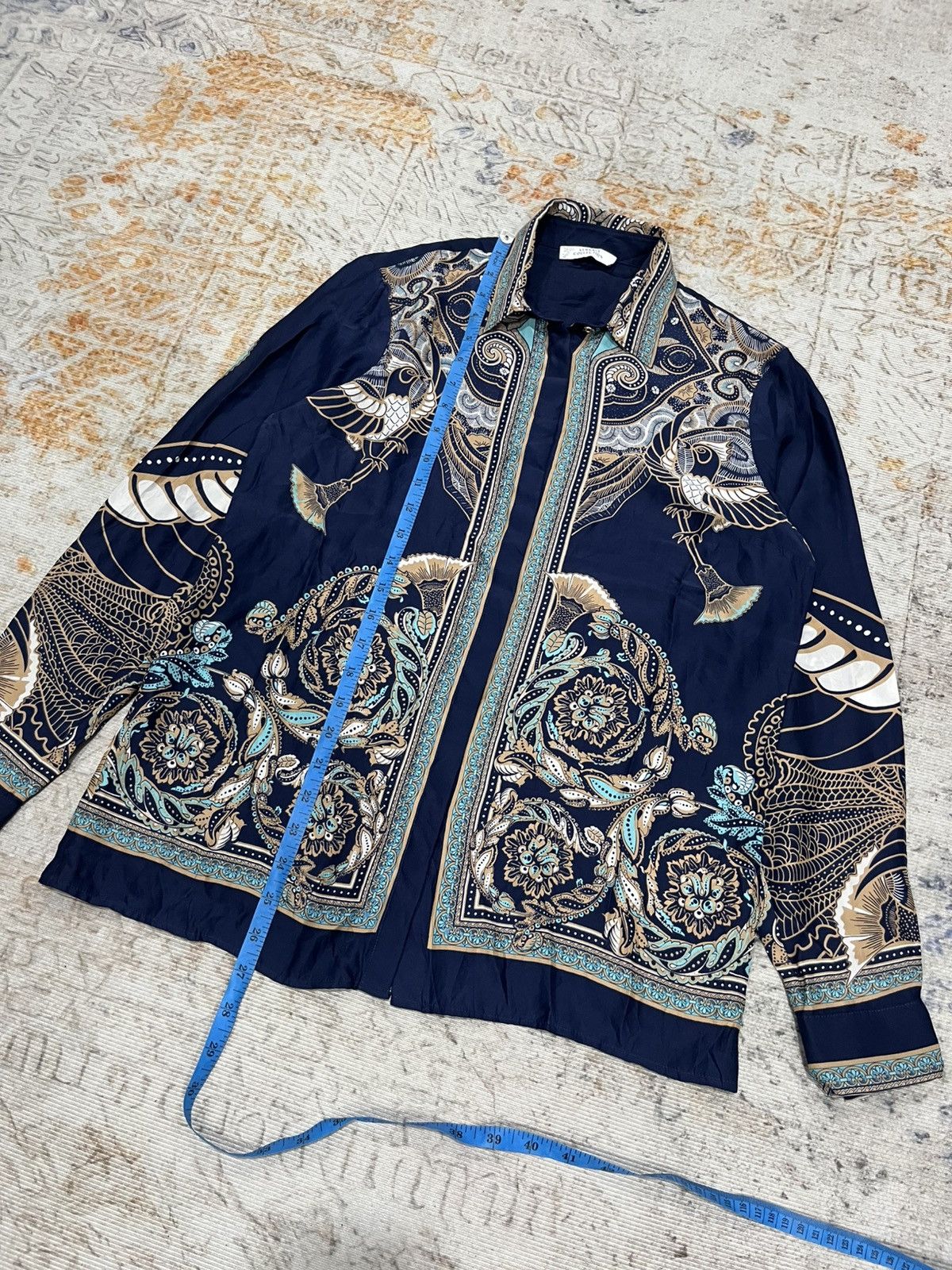 Versace Rare‼️ Versace Collection Barocco Print 100% Silk Size US S / EU 44-46 / 1 - 9 Thumbnail