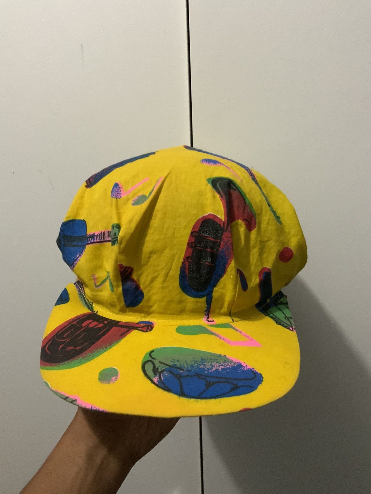 Unsound Rags Guitar Musicia Full Printed Newsboy Cap Size ONE SIZE - 5 Thumbnail