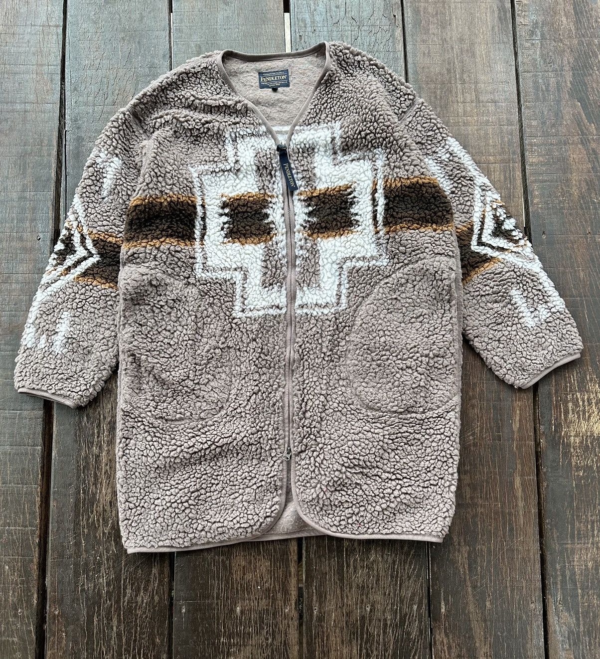 Pendleton Pendelton fleece Nice Design Size US L / EU 52-54 / 3 - 1 Thumbnail