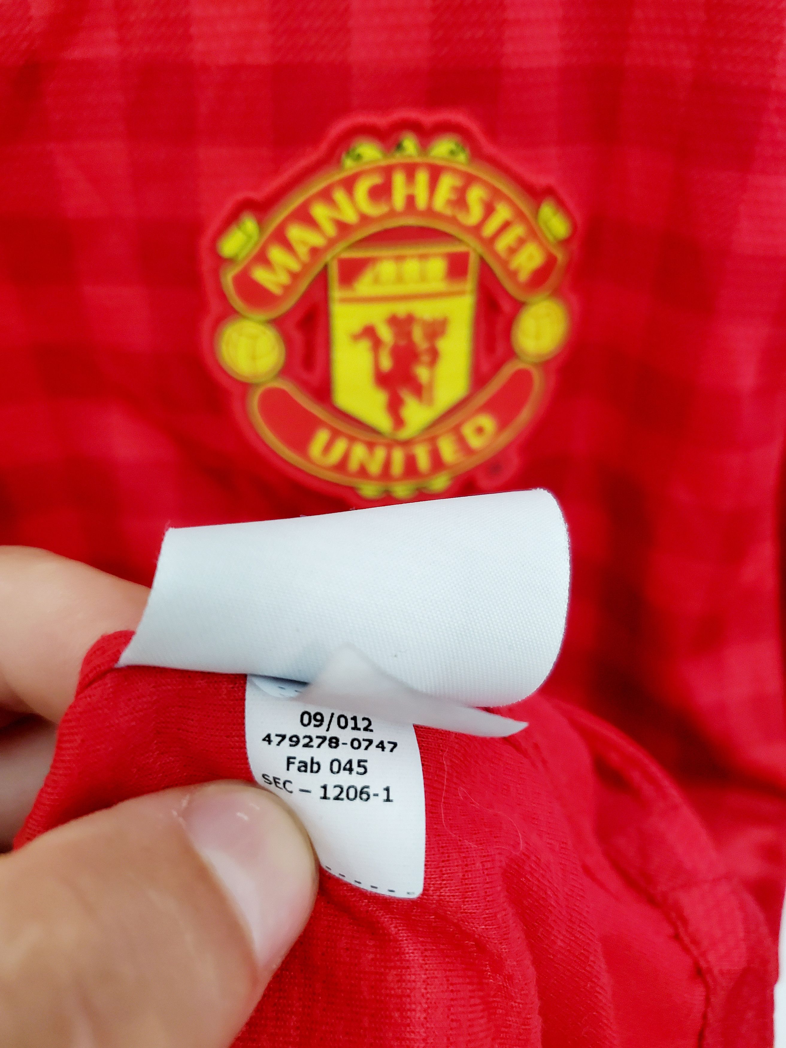 Nike 2012-13 MANCHESTER UNITED HOME jersey perfect condition L Size US L / EU 52-54 / 3 - 5 Thumbnail