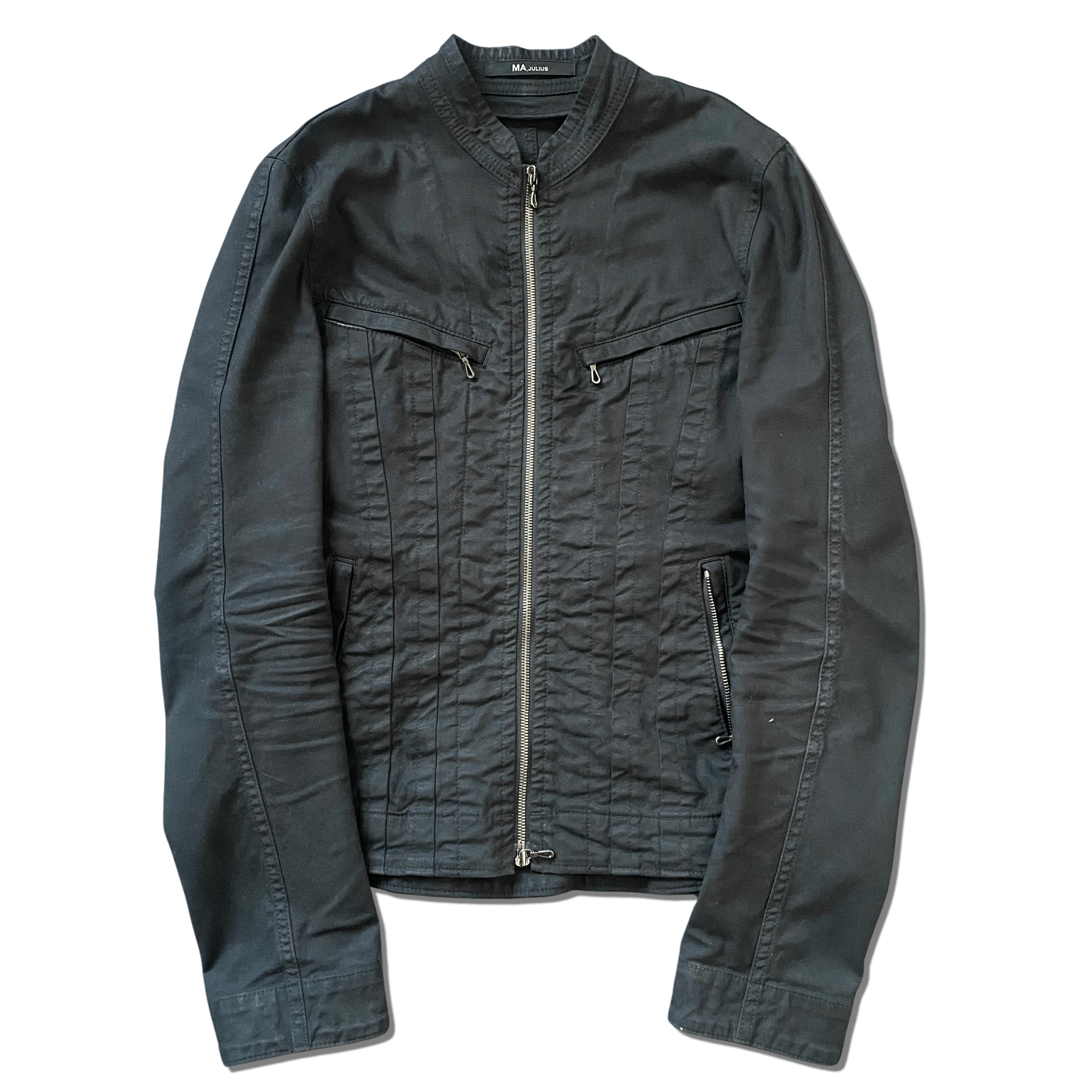 Julius MA_Julius SS10 Panelled Rider Jacket Size US S / EU 44-46 / 1 - 1 Thumbnail