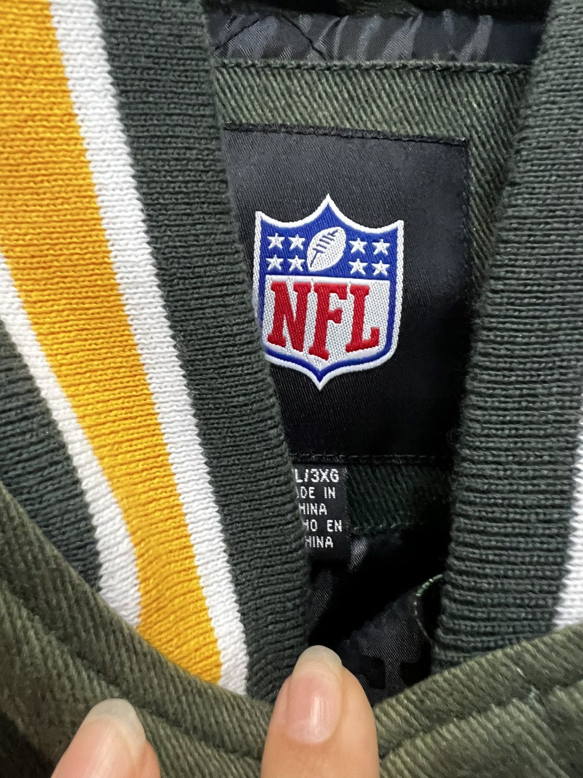 NFL Vintage Green Bay Packers Sawtooth NFL Mens Coat RARE Size US XXL / EU 58 / 5 - 4 Thumbnail