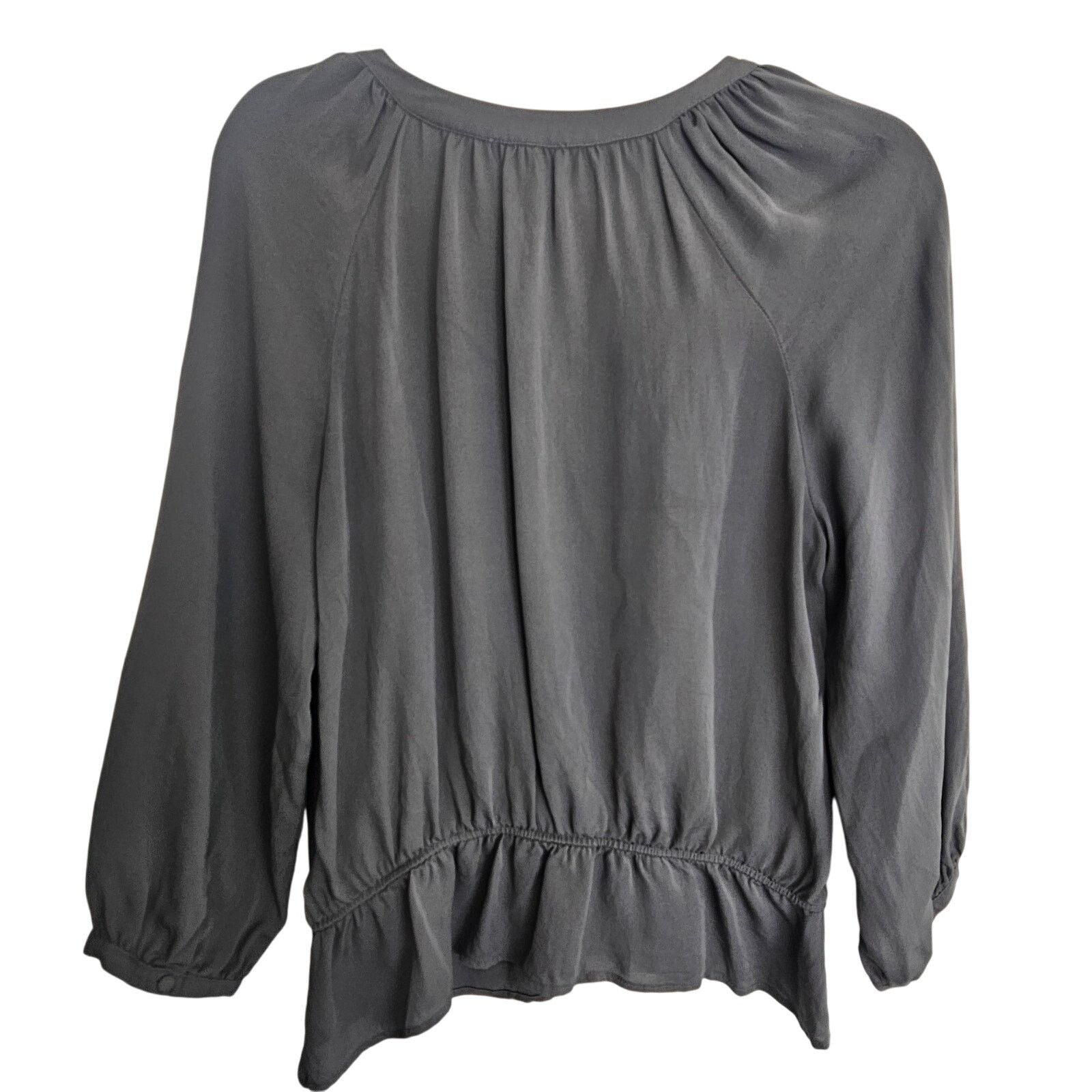 Joie Joie Womens Silk Blouse Size S Quiet Luxury Capsule Wardrobe Size S / US 4 / IT 40 - 8 Thumbnail