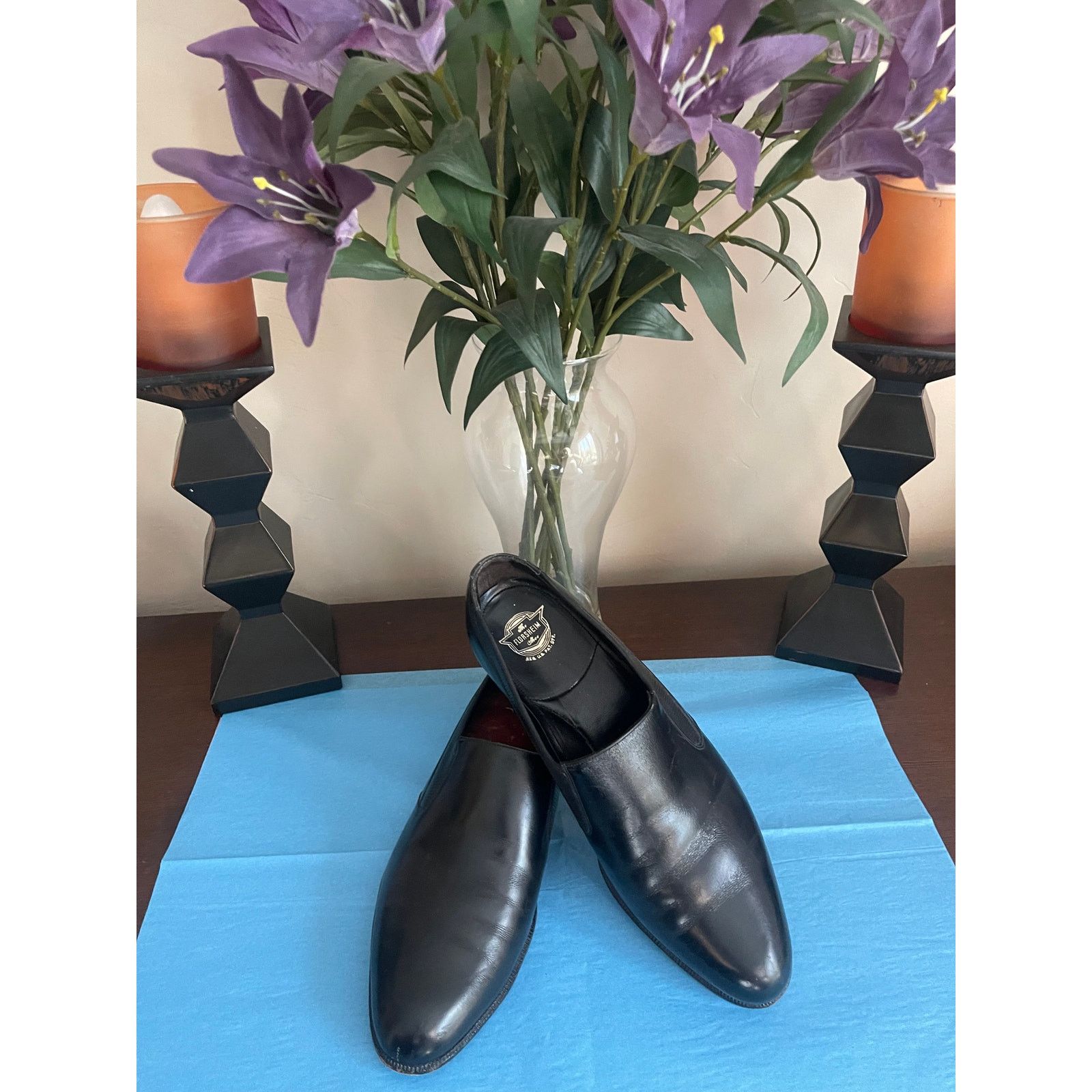 Florsheim Florsheim Men’s Black Leather Slip-On Dress Shoes – Size 9D Size US 9 / EU 42 - 5 Thumbnail