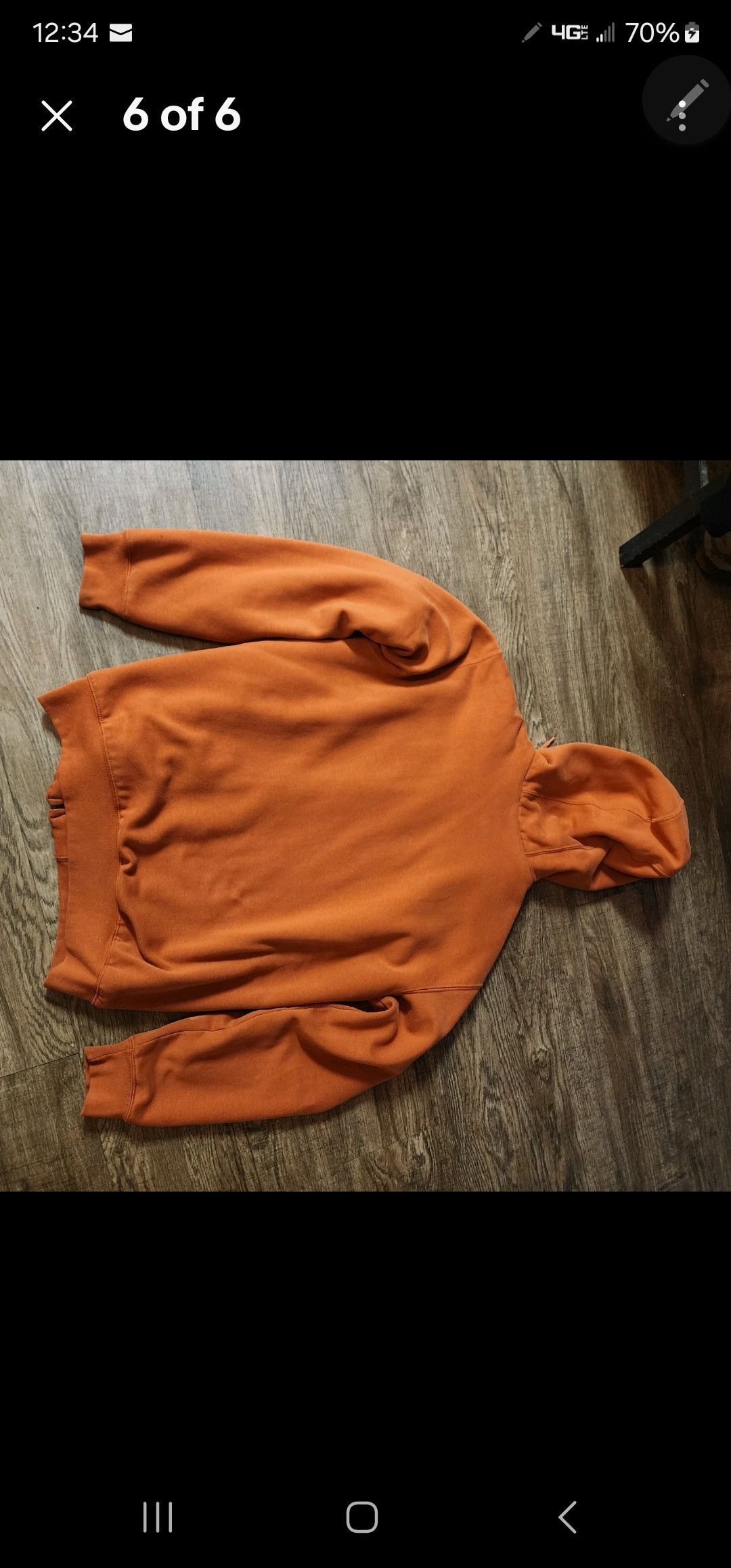 Carhartt Carhartt Sherpa Lined Heavyweight Hoody Mens Med Orange Size US M / EU 48-50 / 2 - 5 Thumbnail