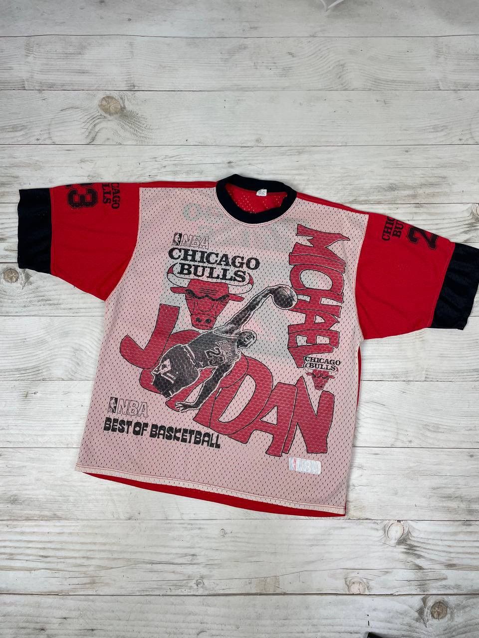 Vintage Michael Jordan Chicago Bulls 90s T-Shirt Jersey AOP