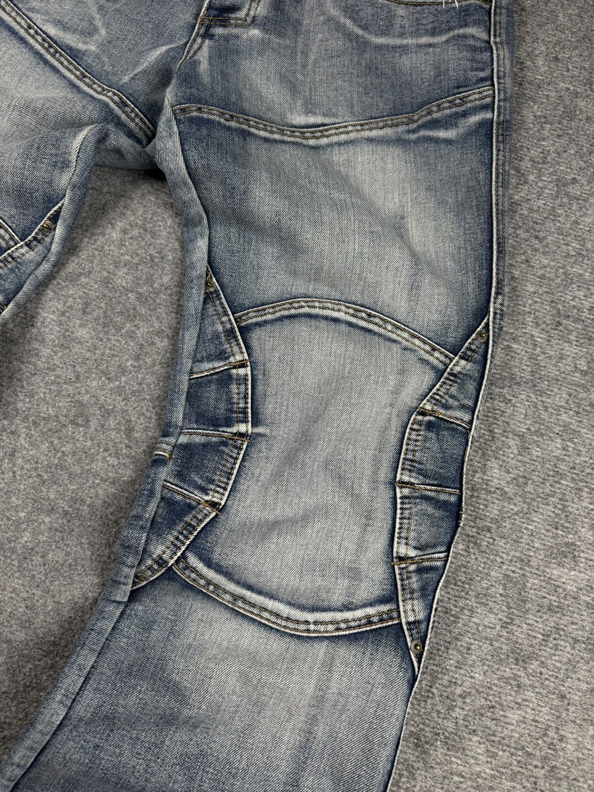 Japanese Brand × Vintage Vintrage japanese brand flared baggy pants jeans Size US 34 / EU 50 - 4 Thumbnail