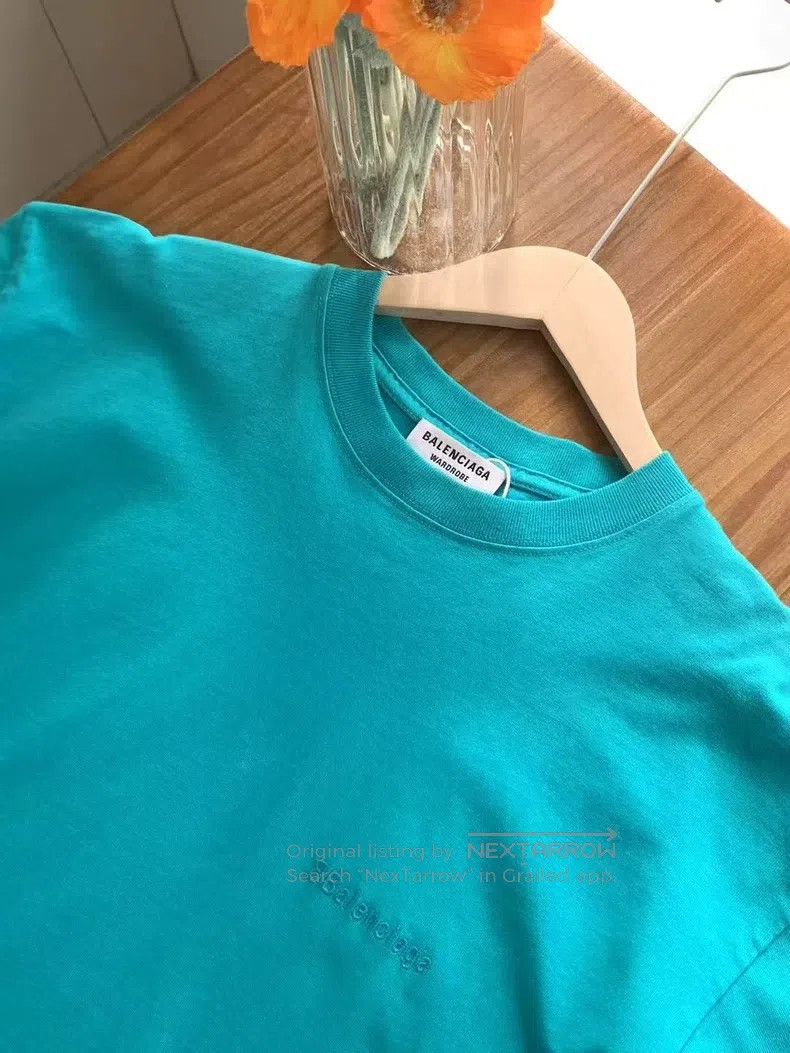 Balenciaga Balenciaga Small Logo Embroidered Short Sleeve T-Shirt, XS Size US XS / EU 42 / 0 - 6 Thumbnail
