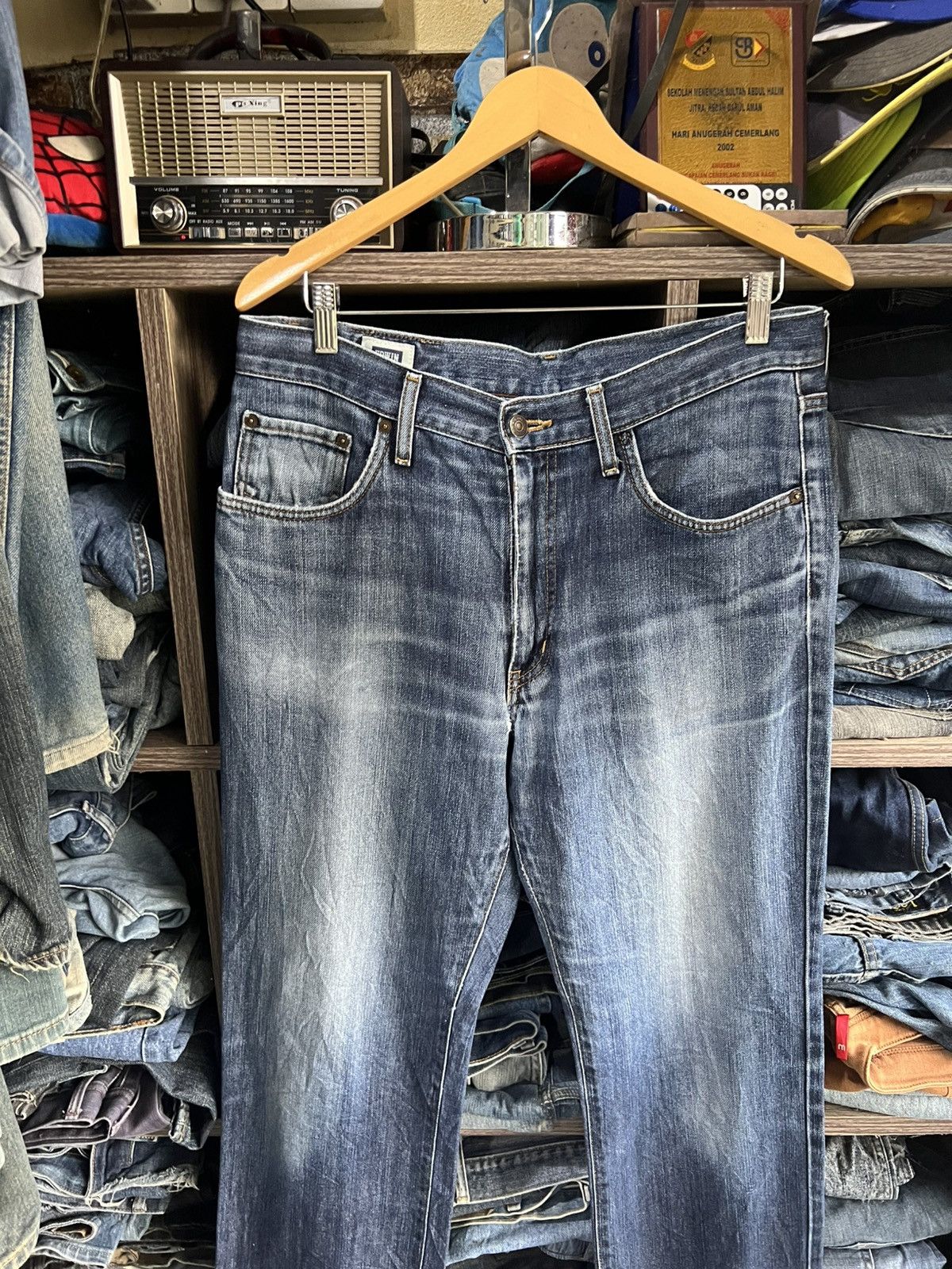 Edwin 🔥Vintage Edwin 403 Distressed Denim Size US 34 / EU 50 - 3 Thumbnail