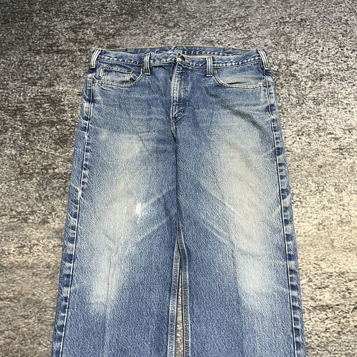 Carhartt Vintage Carhartt Blue Faded Workwear Skater 2000s Jeans Size US 40 / EU 56 - 6 Thumbnail