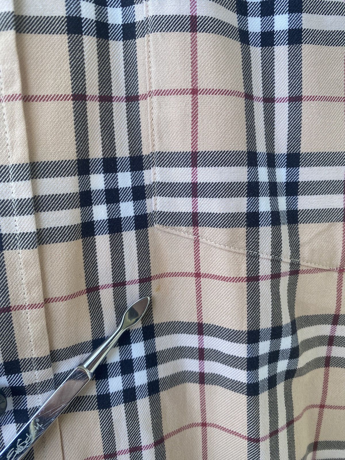 Burberry Luxury fullprint burberry shirt button up Size US XXL / EU 58 / 5 - 7 Thumbnail