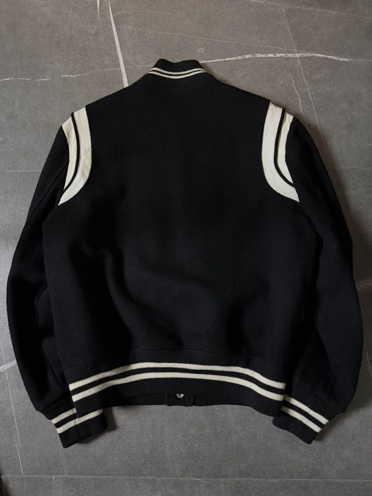 Saint Laurent Paris Saint Laurent Black Wool Teddy Jacket Size US M / EU 48-50 / 2 - 3 Thumbnail