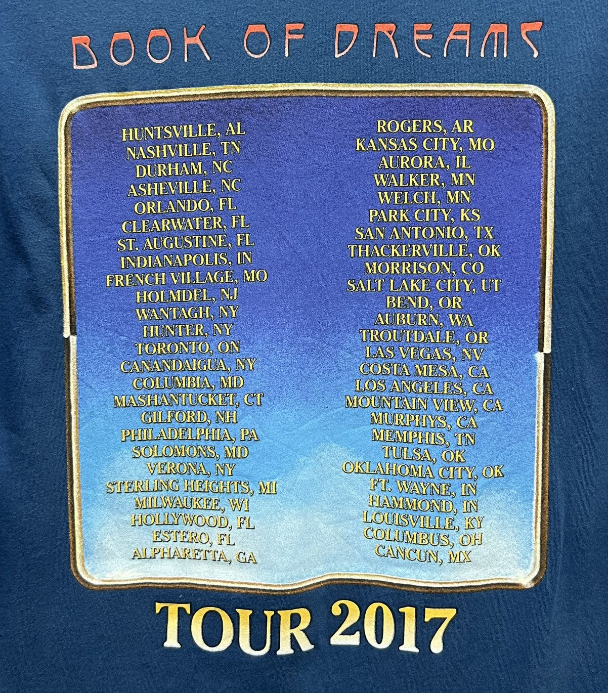 Band Tees THE STEVE MILLER BAND BOOK OF DREAMS TOUR 2017 SHIRT Size US S / EU 44-46 / 1 - 4 Thumbnail
