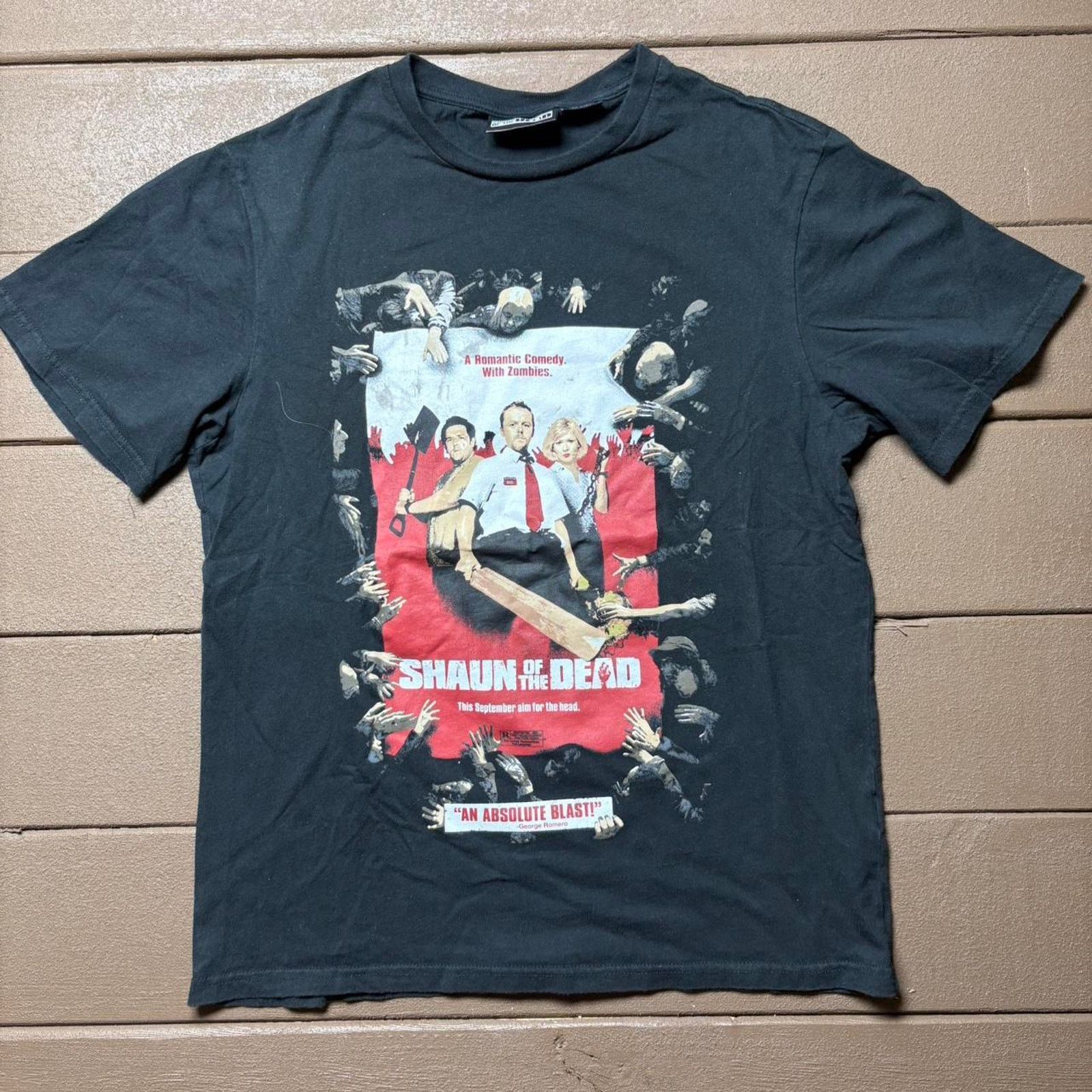 Shaun Samson Black Shaun of the Dead Promo Movie Shirt Size US M / EU 48-50 / 2 - 1 Thumbnail