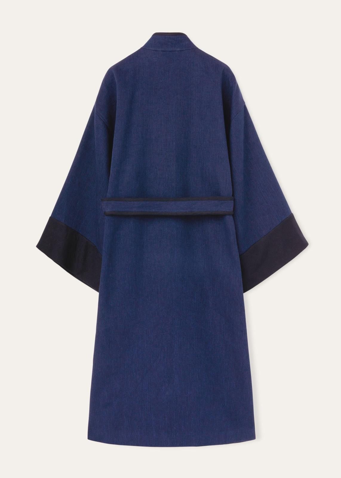 Loro Piana o1srvl11e0525 FAO0547 Armen Coat in Dark Blue Size L / US 10 / IT 46 - 2 Thumbnail