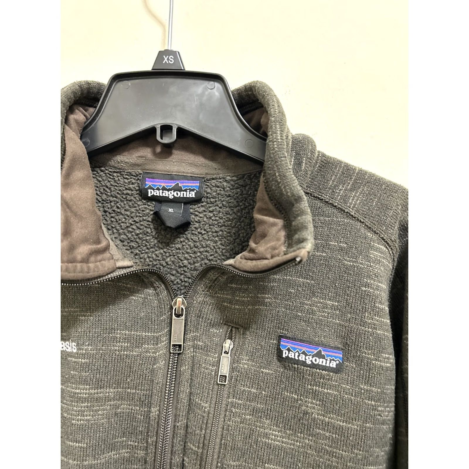 Patagonia Patagonia Sweater Pullover 1/4 Zip Mens XL Heather Brown Fleece Mock Neck Logo Zipper Outdoor Casual Workwear 25522 Size US XL / EU 56 / 4 - 5 Thumbnail