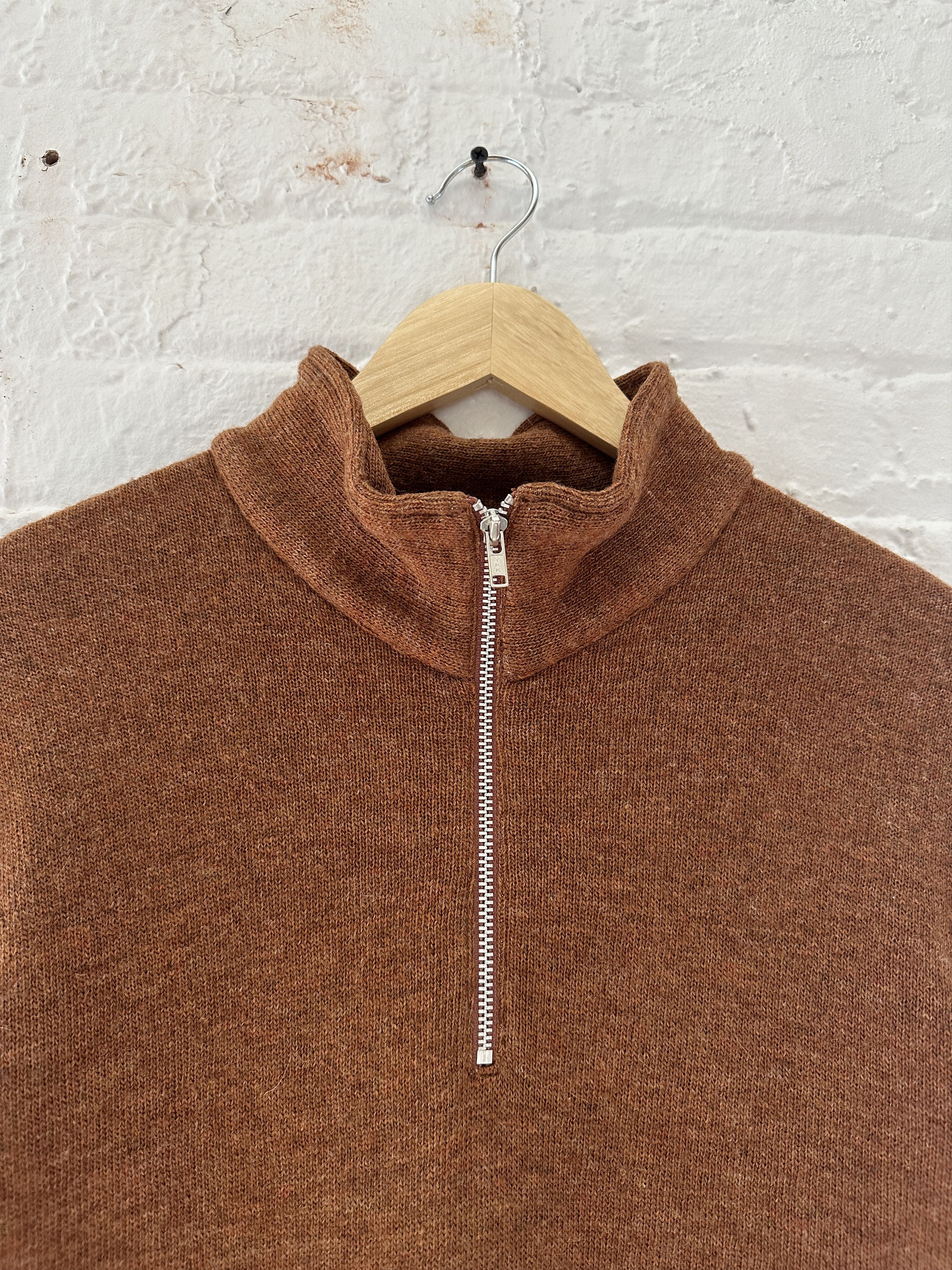 Comme des Garcons Comme des Garcons Homme Wool Knit Quarter Zip Size US S / EU 44-46 / 1 - 2 Thumbnail