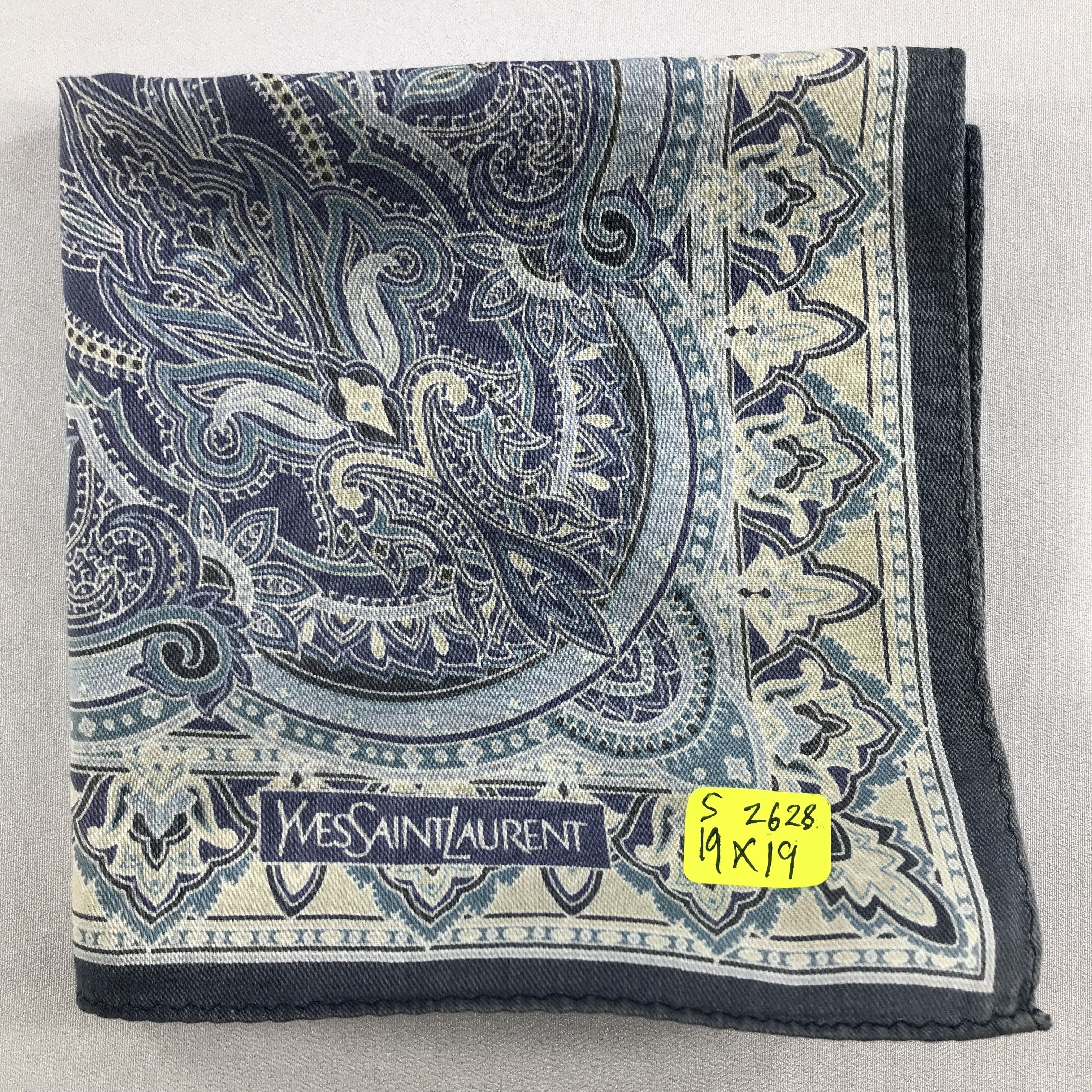 Vintage × Yves Saint Laurent Yves Saint Laurent Bandana / Handkerchief/Neckerchief -S2628 Size ONE SIZE - 5 Thumbnail